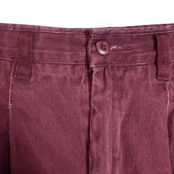 Generra Collection Chino Pants Women 33 Purple Pleated High-Rise Flat Front VTG - Picture 7 of 15